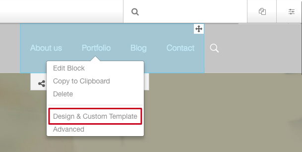 Custom templates
