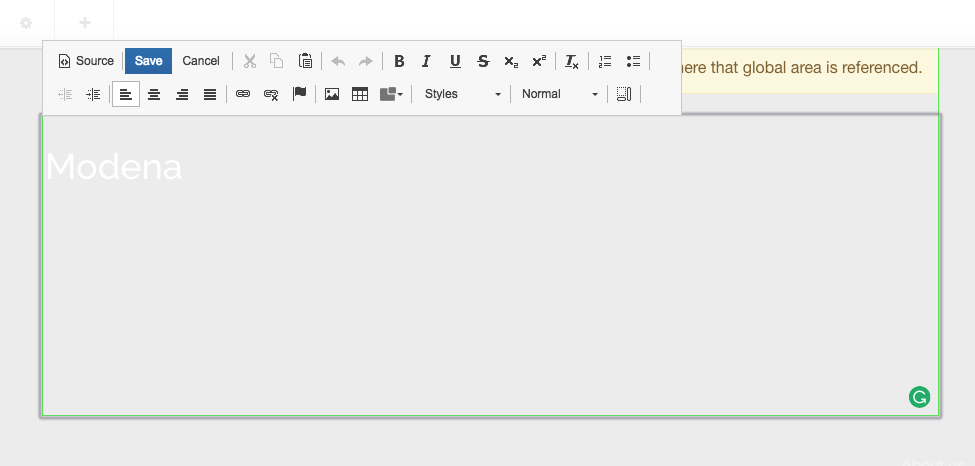 Header editor