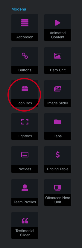 Icon Box