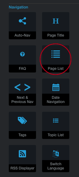 Page List