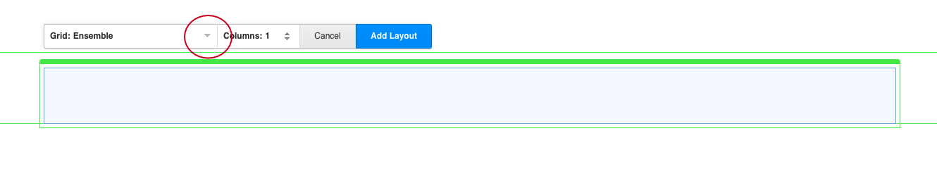 Presets menu