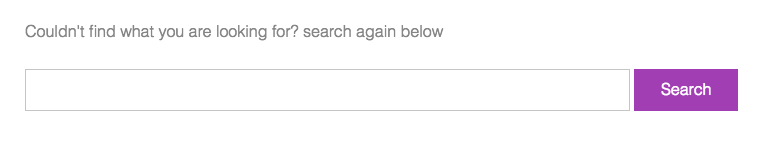 Search bar finished