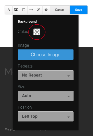 Select color